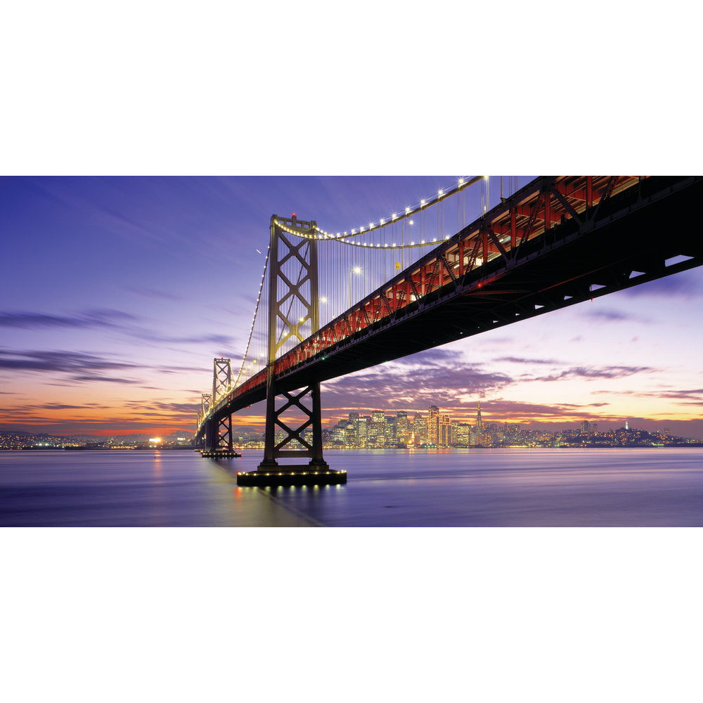 Biggies Wall Mural, 40in x 80in, San Francisco Bay Bridge