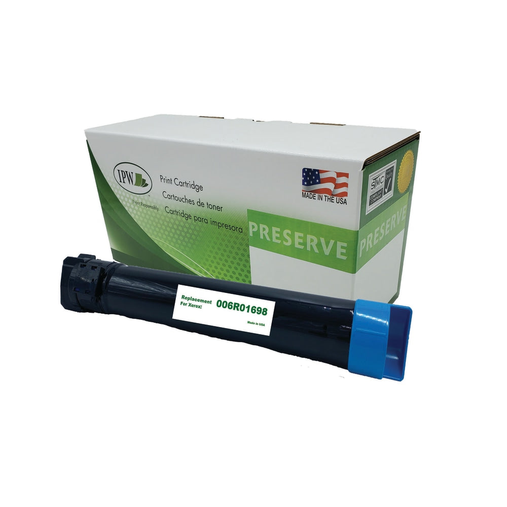 IPW Preserve Remanufactured Cyan Toner Cartridge Replacement For Xerox 006R01698, 006R01698-R-O