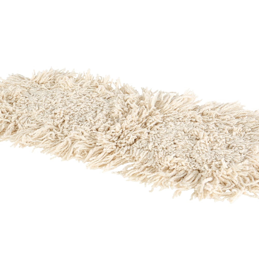 Globe Commercial Products Cotton Dust Mop Refill, 24in x 5in, White