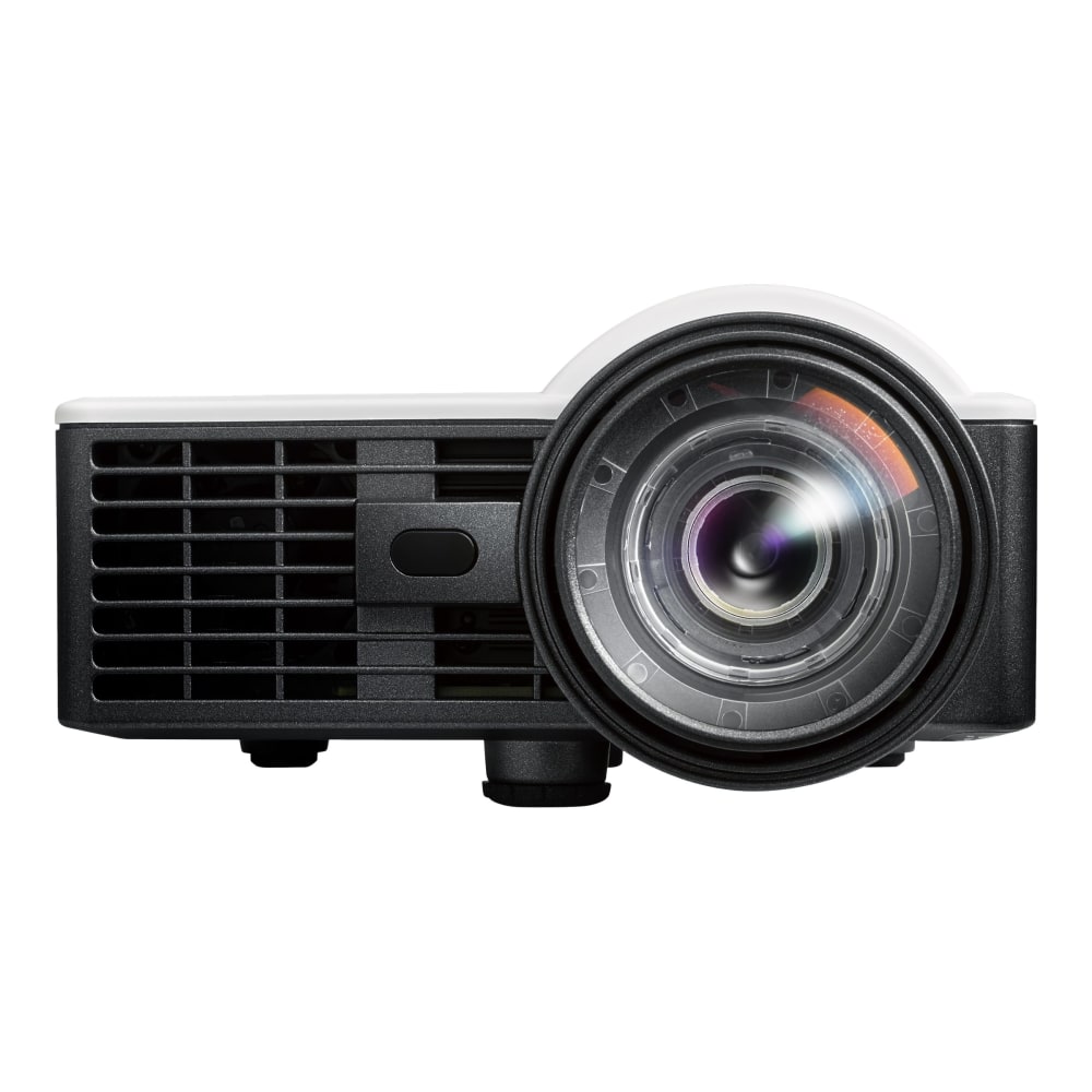 Optoma ML1050ST+ - DLP projector - RGB LED - 3D - 1000 lumens - WXGA (1280 x 800) - 16:10 - 720p - short-throw fixed lens