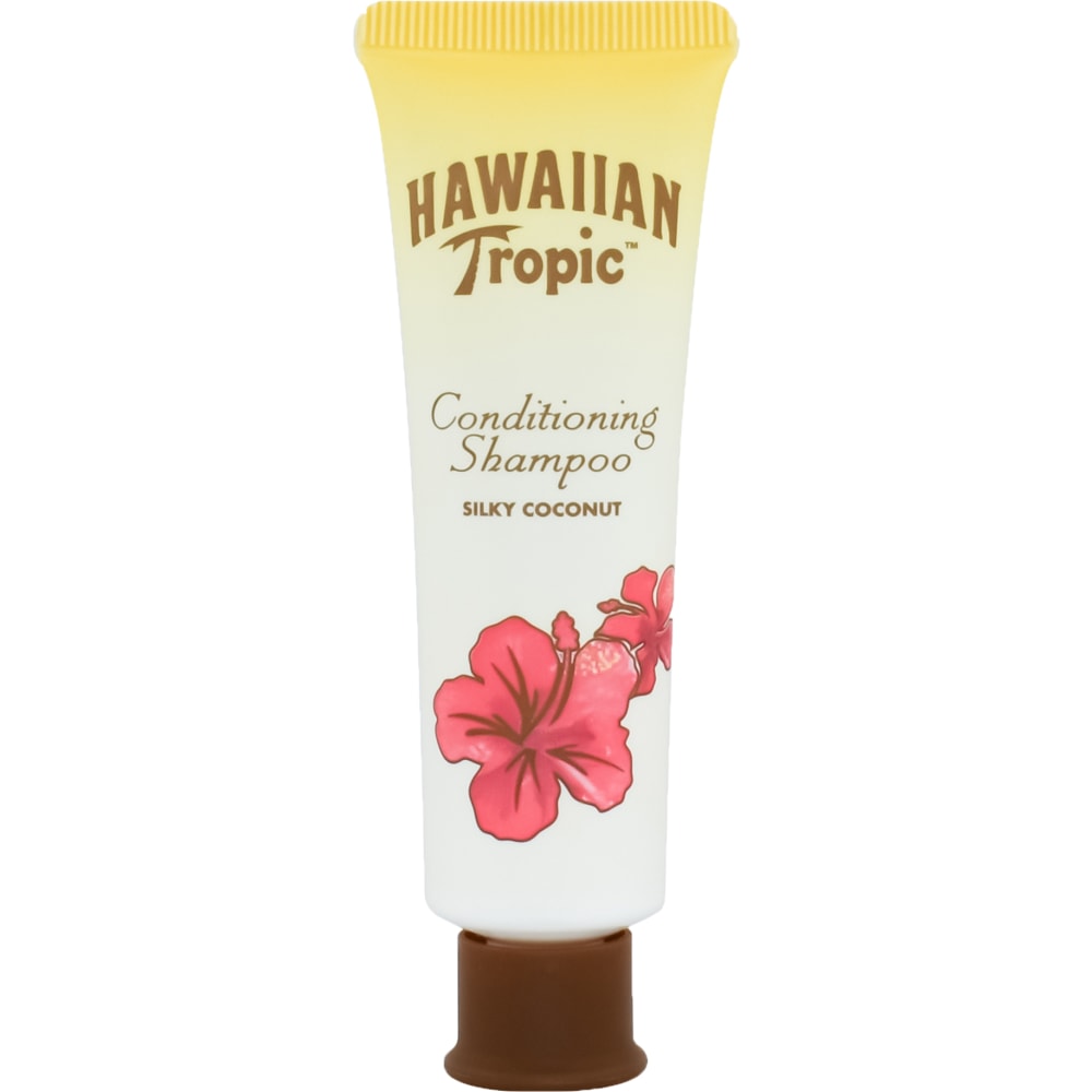 Hotel Emporium Hawaiian Tropic Conditioning Shampoo, Silky Coconut, 1 Oz, Pack Of 144 Tubes