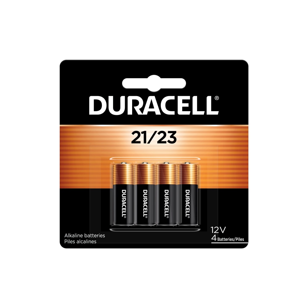 Duracell 12-Volt Alkaline 21/23 Batteries, Pack Of 4