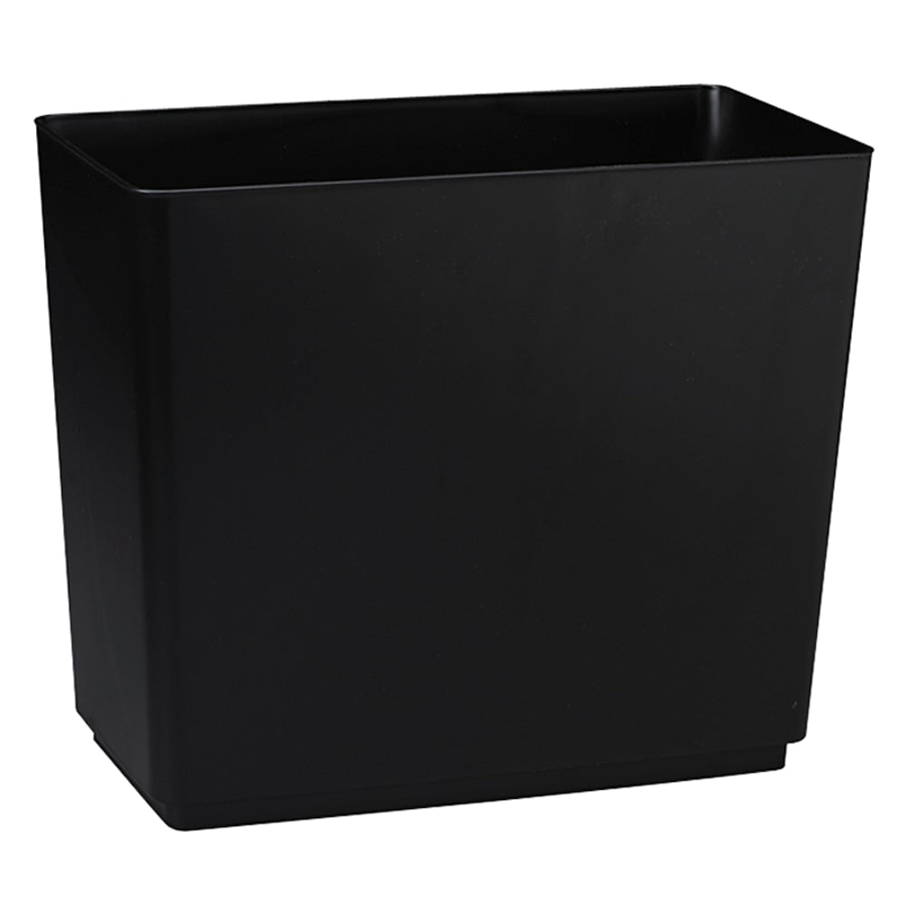 Rubbermaid Contemporary Style Wastebasket, 7 Gallons, 13 5/8in x 16in x 8 1/2in, Black