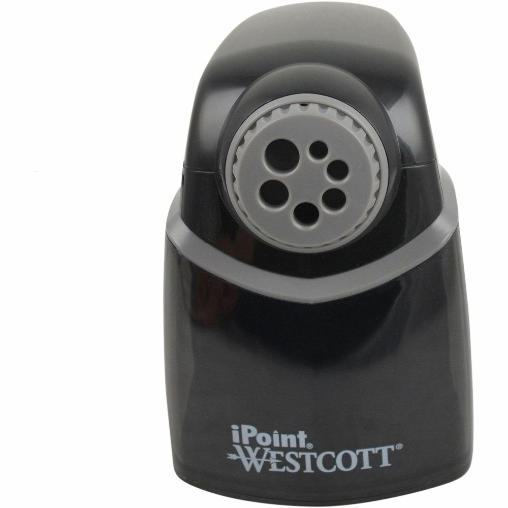 Westcott iPoint Heavy-Duty Helical School Sharpener, 7-13/16in x 5-13/16in, Gray/Black