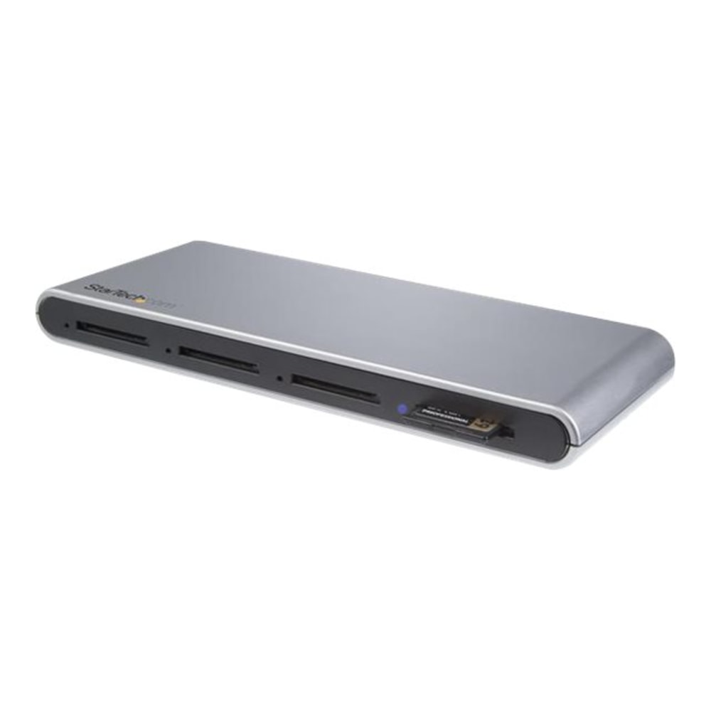 StarTech.com 4 Slot USB C SD Card Reader - USB 3.1 (10Gbps) - SD 4.0 UHS-II - Multi SD Card Reader - USB C to SD Card Adapter - SD Memory Card Reader - SD, SDHC, SDXC, microSD, miniSD, MMCmobile, Reduced Size MultiMediaCard (MMC), MMCplus, MultiMediaCard