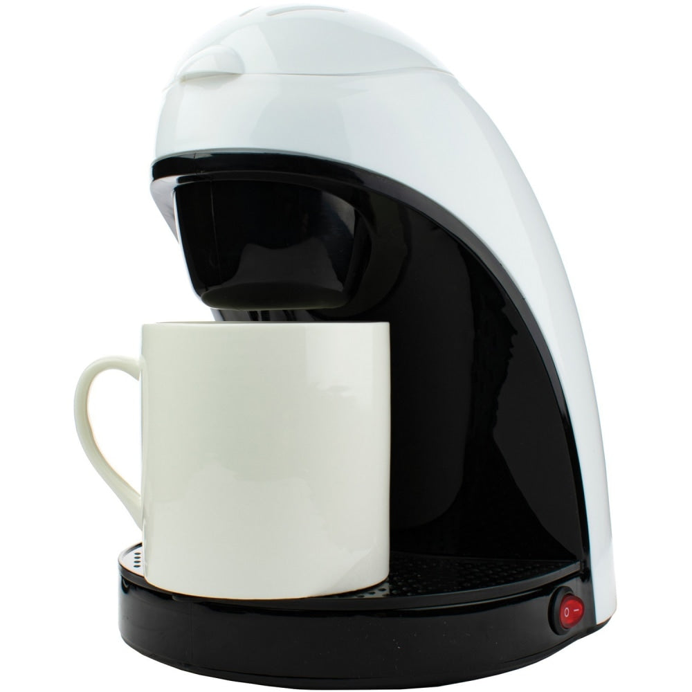 Brentwood Single-Cup Coffee Maker, White, BTWTS112W