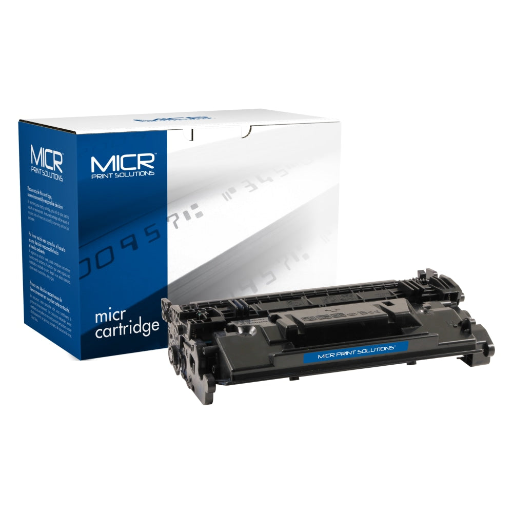 MICR Print Solutions Remanufactured Black Toner Cartridge Replacement For HP CF258X