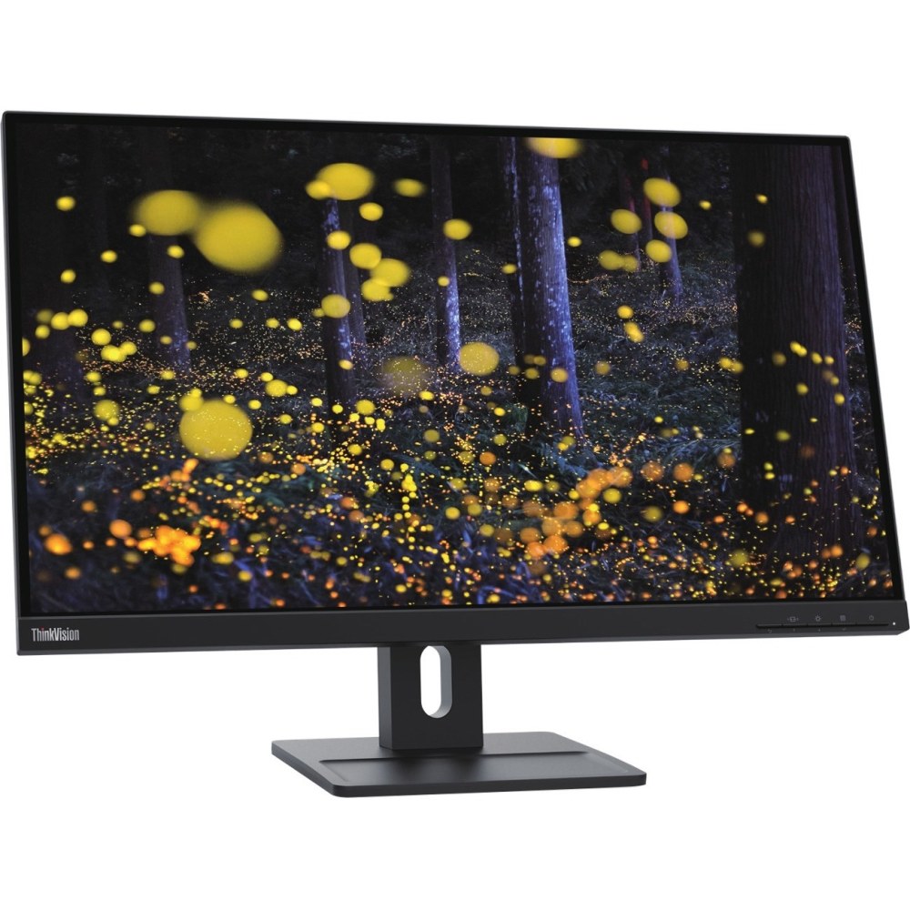 Lenovo ThinkVision E27q-20 27in Class WQHD LCD Monitor - 16:9 - Raven Black - 27in Viewable - In-plane Switching (IPS) Technology - WLED Backlight - 2560 x 1440 - 16.7 Million Colors - 350 Nit - 4 ms - Speakers - HDMI - DisplayPort