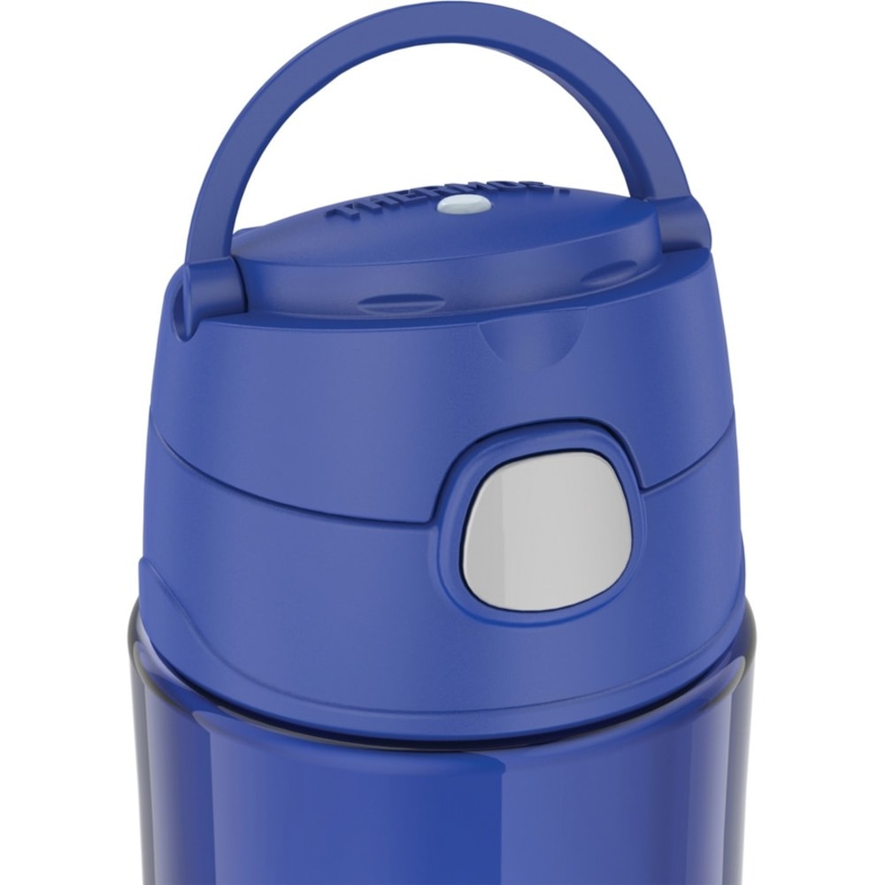 Thermos Kids Plastic Water Bottle with Spout Lid 16Oz - 16 fl oz - Blueberry, Blue - Tritan, Stainless Steel