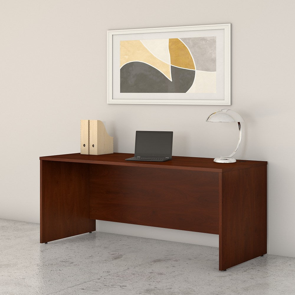 Bush Business Furniture Studio C 72inW Office Computer Desk, Hansen Cherry, Standard Delivery