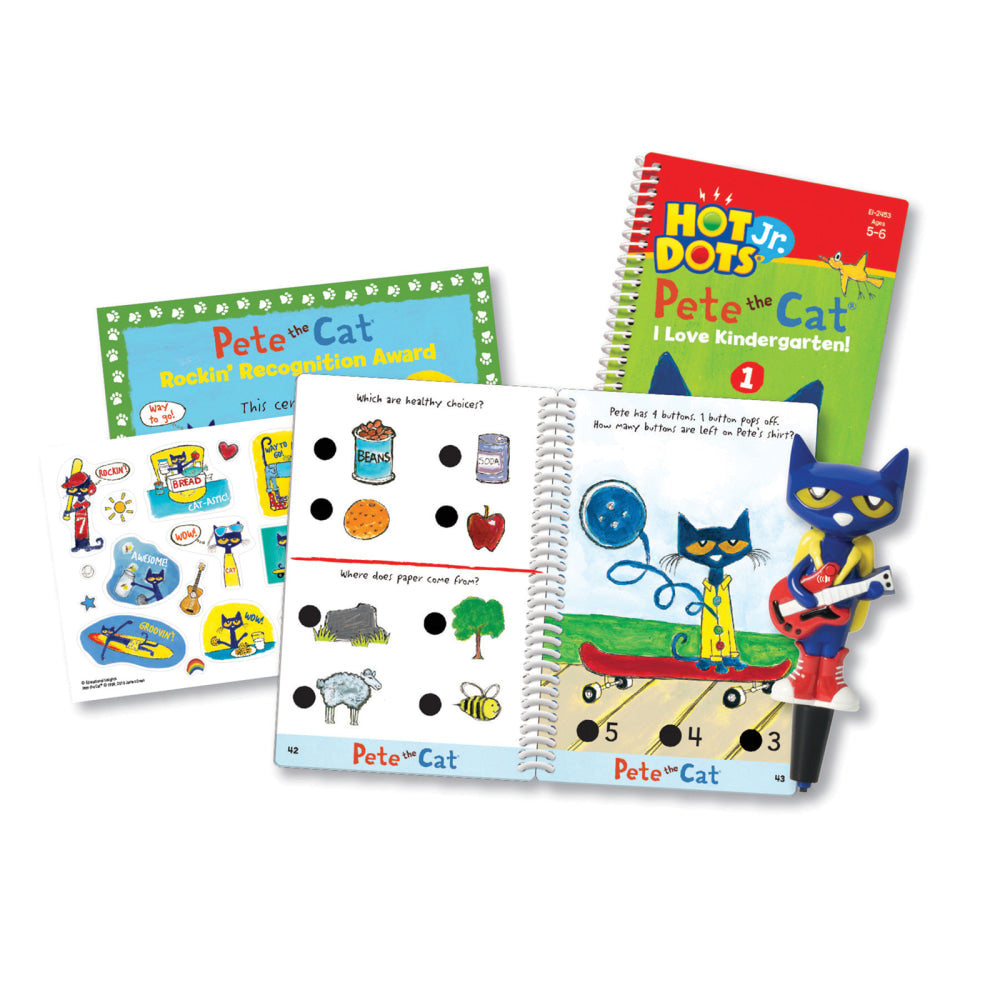 Educational Insights Hot Dots Jr. Pete the Cat I Love Kindergarten! Set with Pete the Cat-Your Groovin, Schoolin, Friend Pen