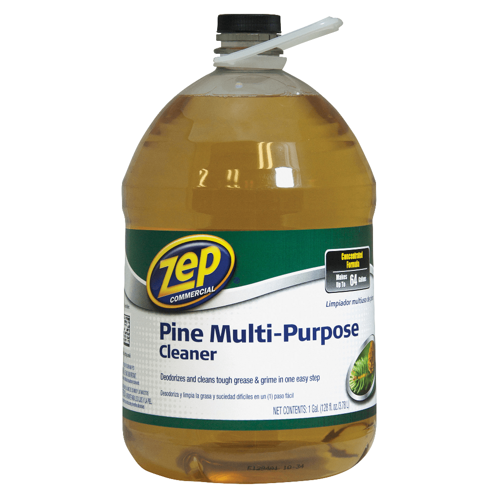 Zep Commercial Multipurpose Pine Cleaner, 128 Oz Bottle