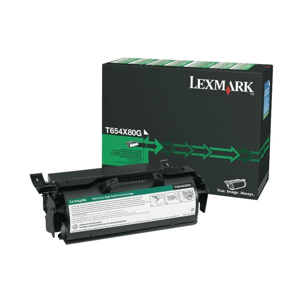 Lexmark T654X80G Remanufactured Black Toner Cartridge