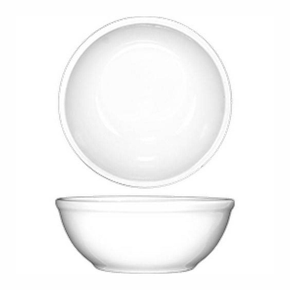 International Tableware Porcelain Nappie Bowls, 16 Oz, European White, Pack Of 36 Bowls