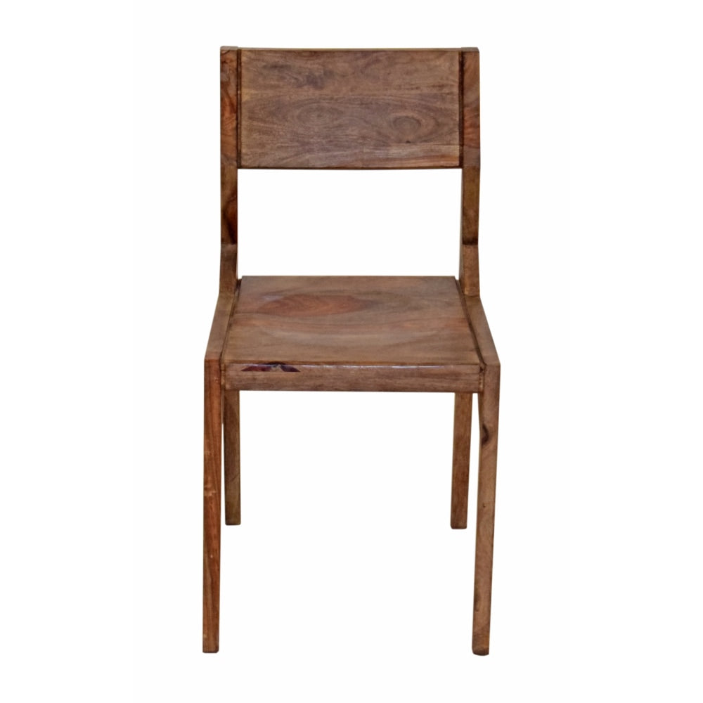 Coast to Coast Quinn Dining Chairs, Brownstone Nut Brown, Set Of 2 Chairs