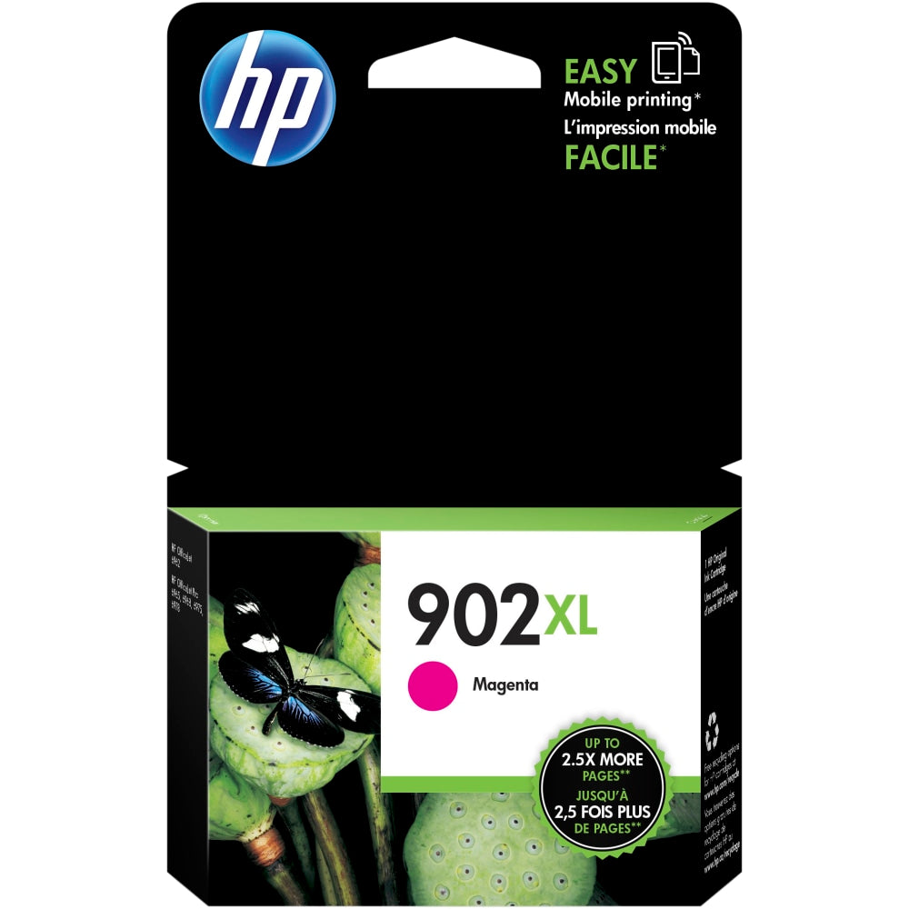 HP 902XL Magenta High-Yield Ink Cartridge, T6M06AN