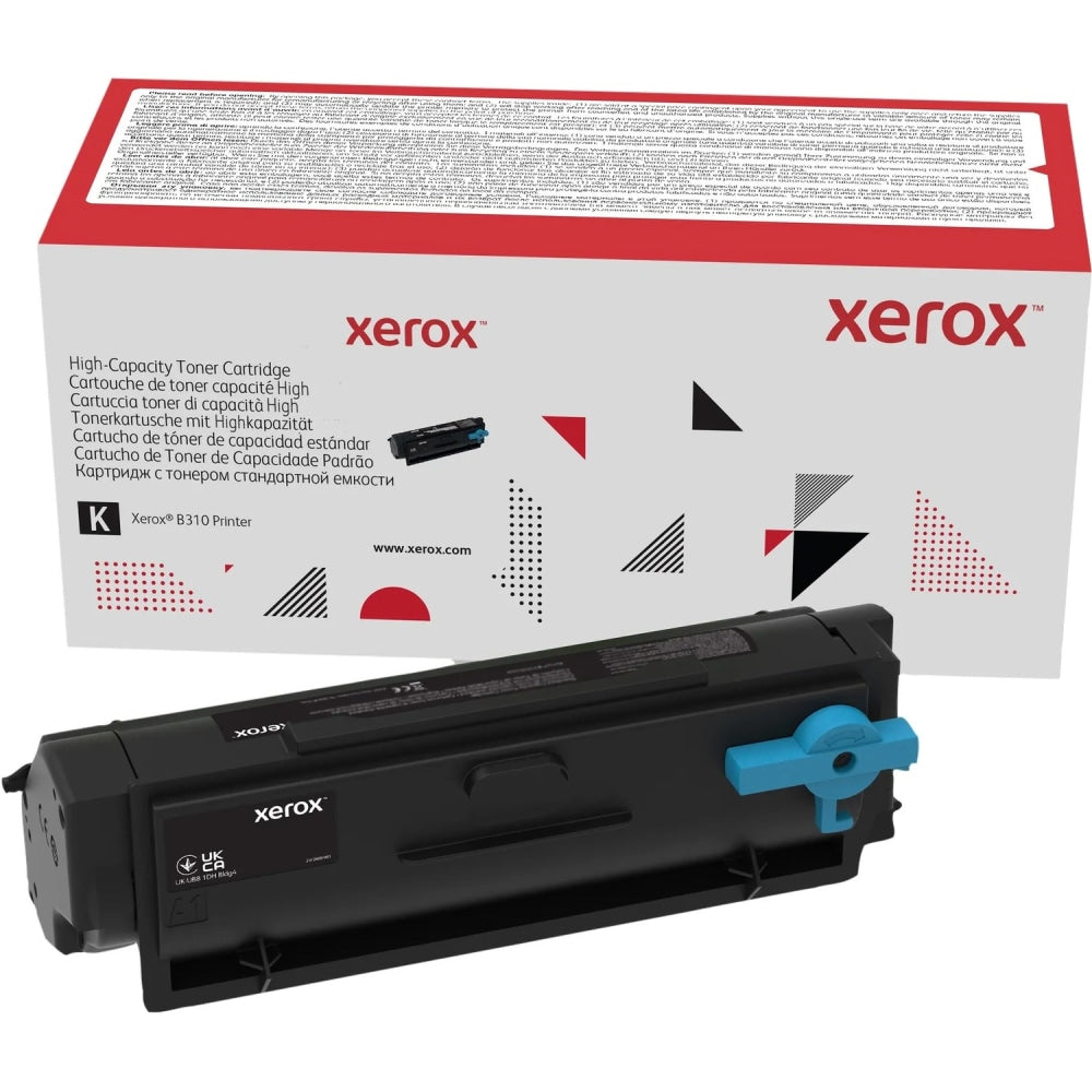 Xerox Original High Yield Laser Toner Cartridge - Black - 1 Each - 8000 Pages