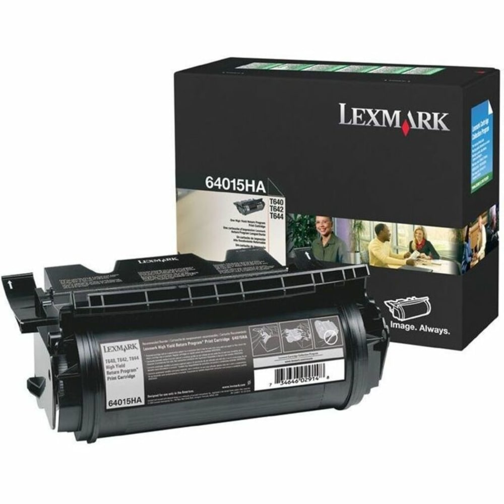 Lexmark 64015HA Black High Yield Return Program Toner Cartridge