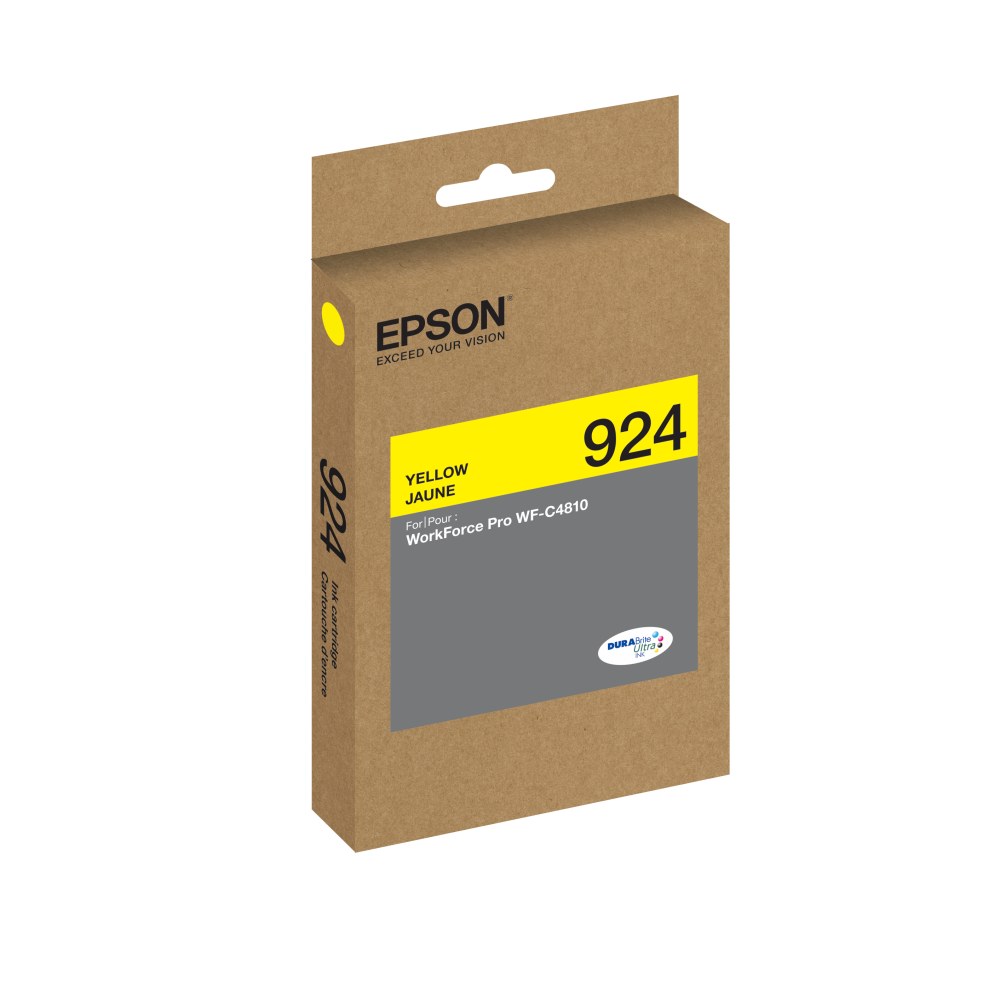 Epson T924 DURABrite Ultra Genuine Ink Cartridge, Yellow, T924420