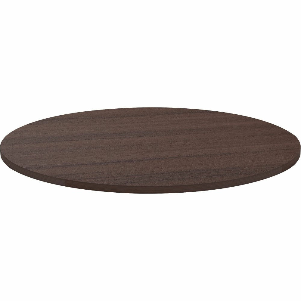 Lorell Laminate Round Conference Tabletop, 48in, Espresso