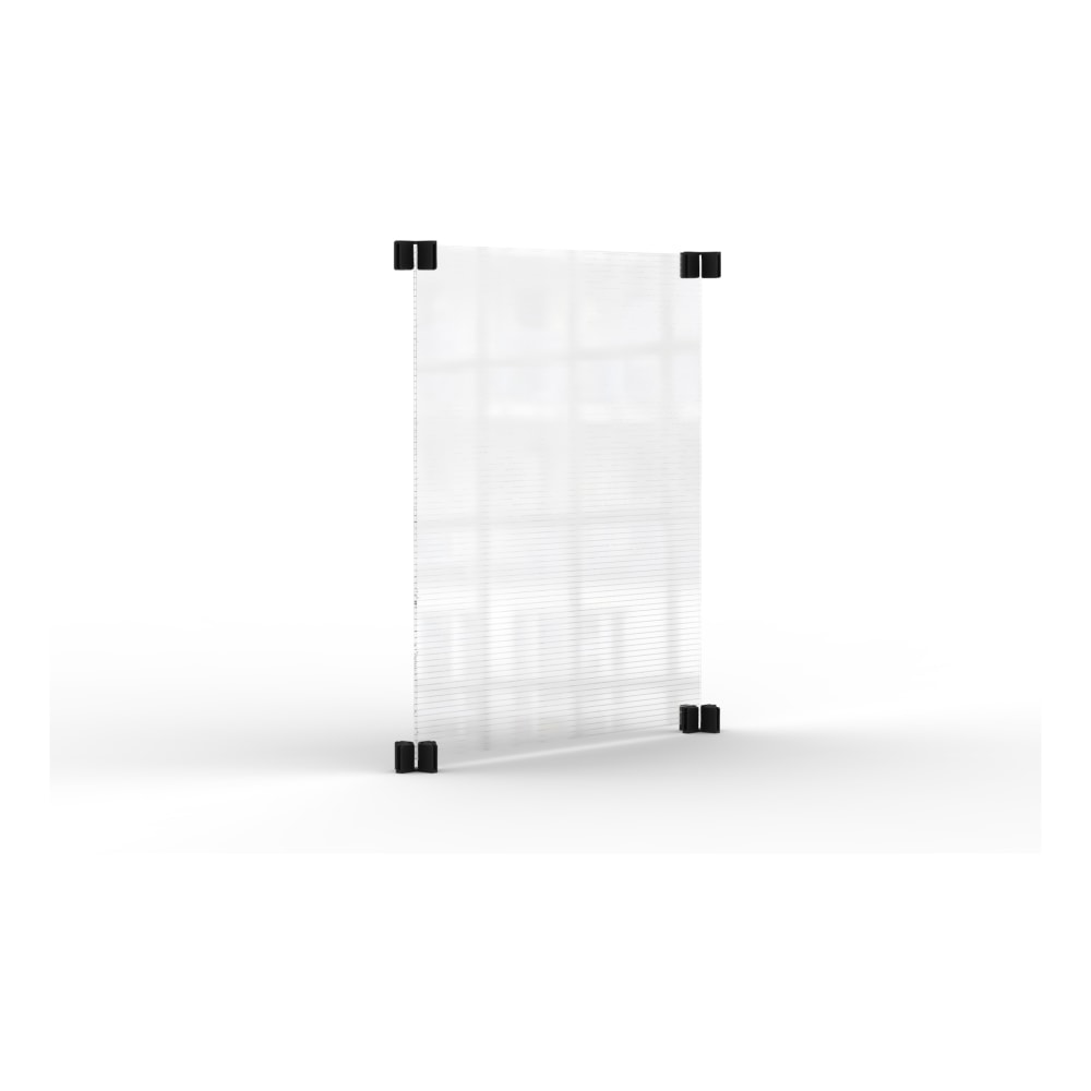 Rosseto Serving Solutions Avant Guarde 360 deg. Safety Shield, 20in x 18in, Semi-Clear