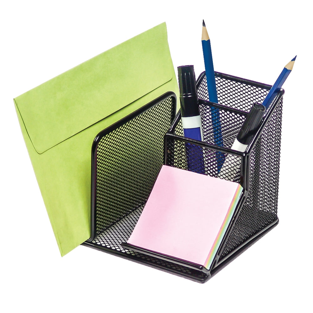 Office Depot Brand Mesh Desk Organizer, Black