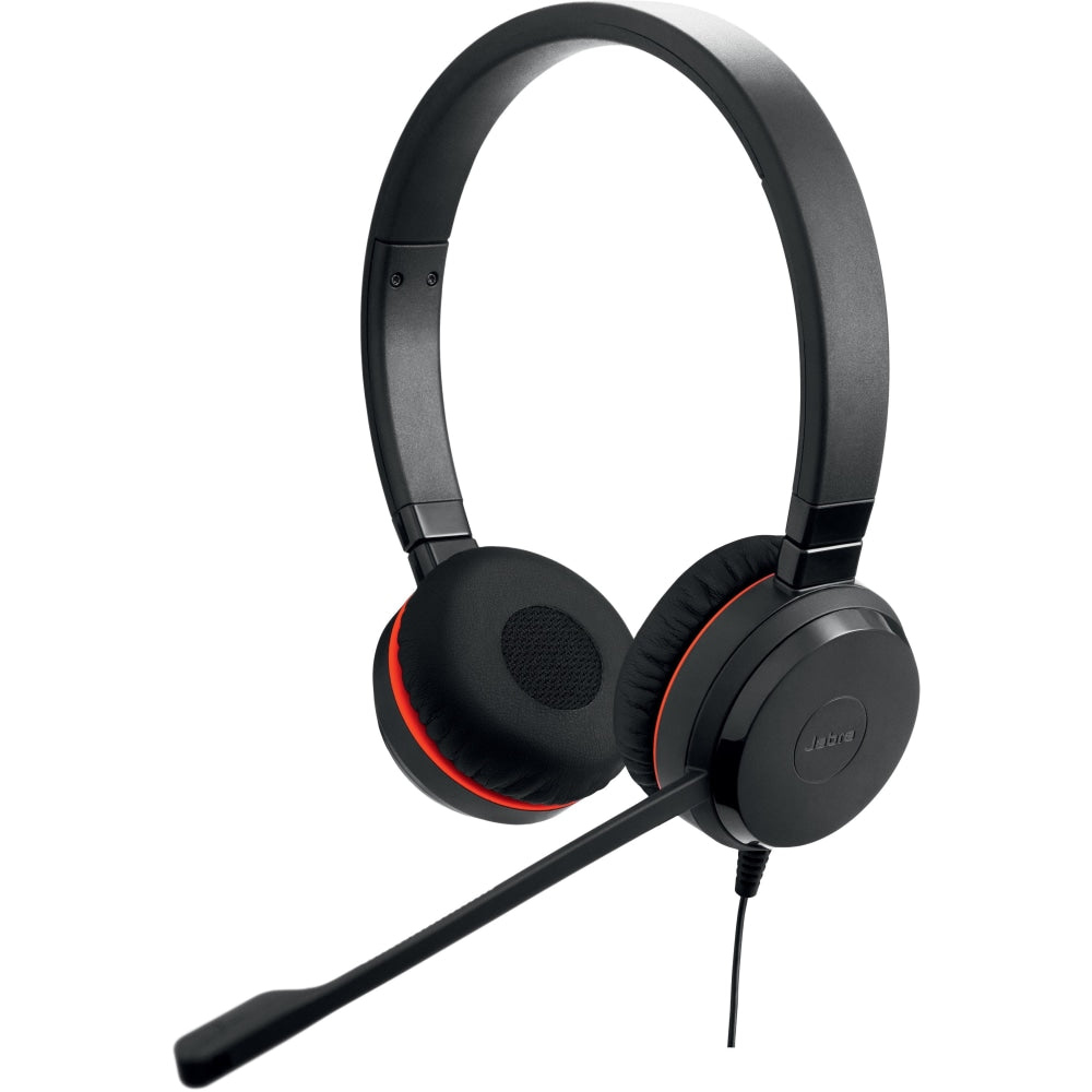 Jabra Evolve 20SE UC Stereo - Stereo - USB - Wired - 32 Ohm - 150 Hz - 7 kHz - Over-the-head - Binaural - Supra-aural - 3.12 ft Cable - Noise Canceling