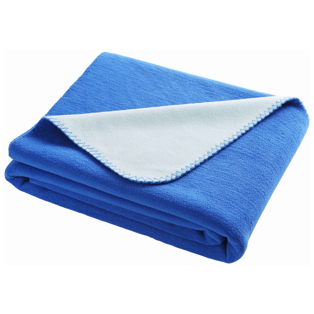 Sedona House Micro-Polar Fleece Throw, 50in x 60in, Blue