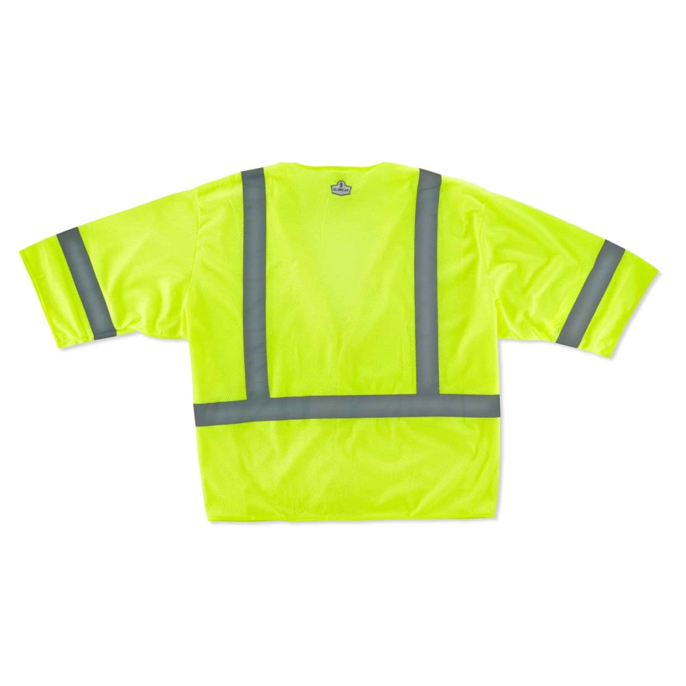 Ergodyne GloWear Safety Vest, Economy, Type-R Class 3, 4X/5X, Lime, 8310HL