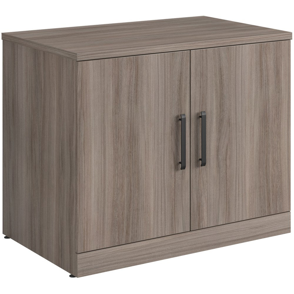 Sauder Affirm 36inW Storage Cabinet With Doors, Hudson Elm