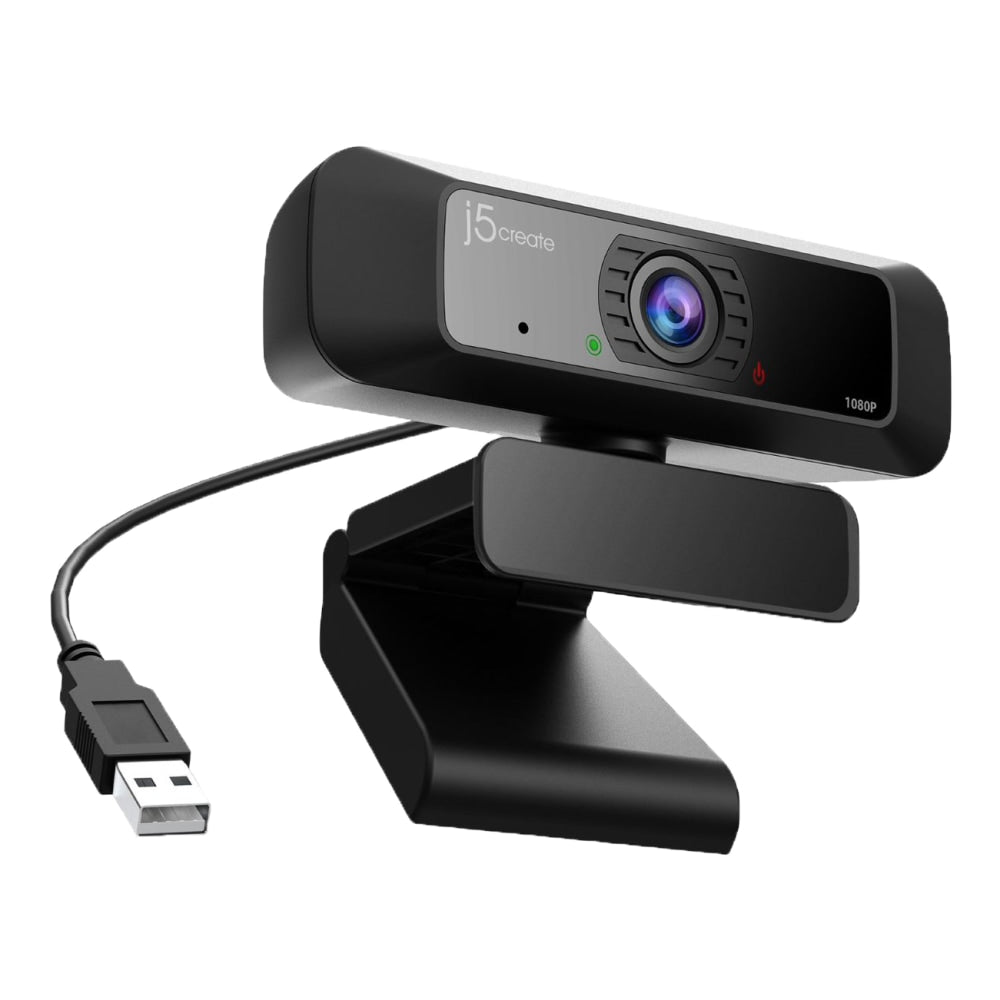 j5create USB HD Webcam with 360 deg. Rotation and 1080P, JVCU100