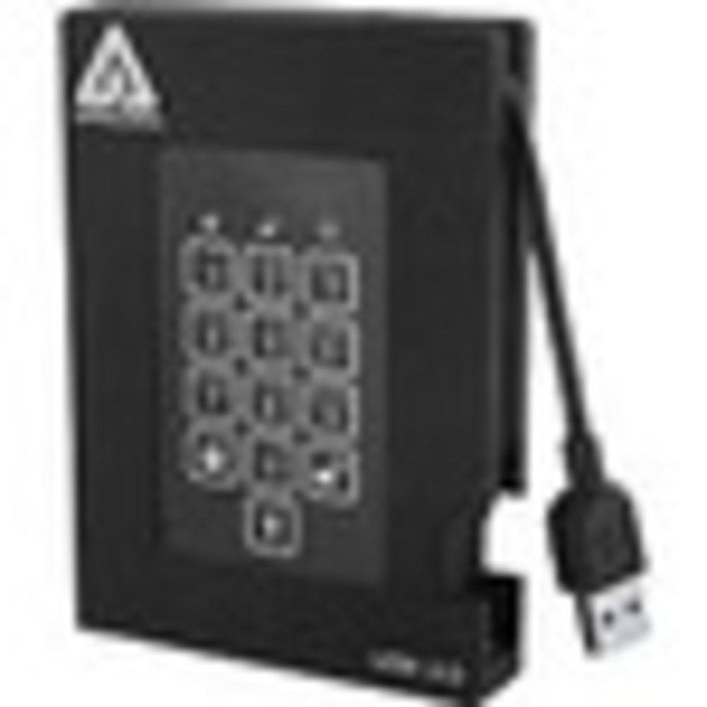 Apricorn Aegis Padlock Fortress 1 TB Solid State Drive - External - USB 3.0 - 180 MB/s Maximum Read Transfer Rate - 3 Year Warranty