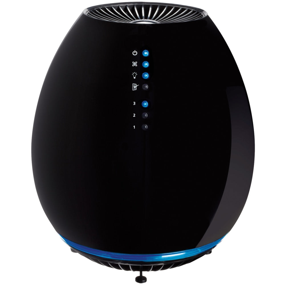 Holmes HEPA-Type Small Room Air Purifier, 112 Sq. Ft. Coverage, 11-3/8in x 9-3/8in, Black