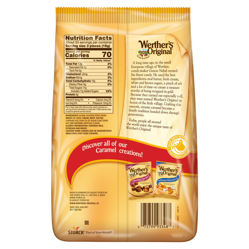 Werther's Original Caramel Hard Candies, 30 Oz