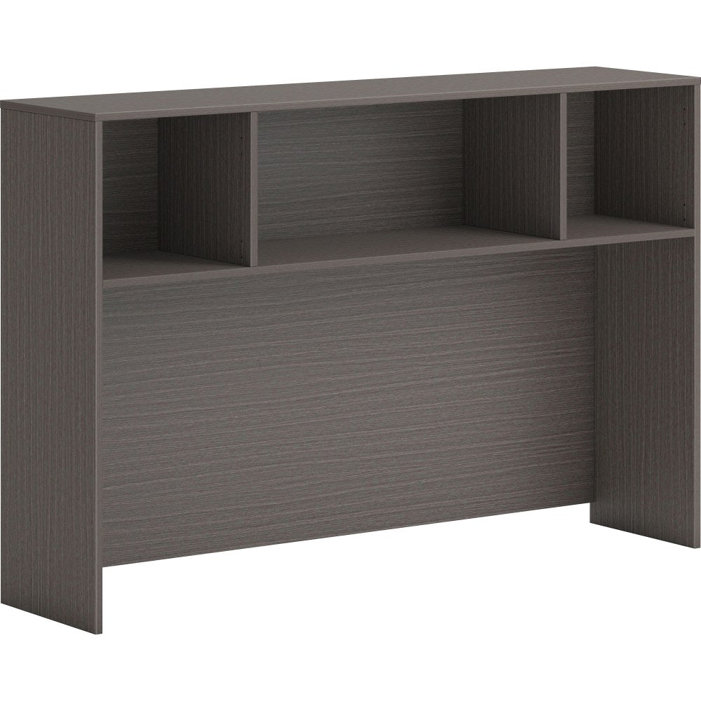 HON Mod 60inW Desk Hutch, Gray/Slate Teak