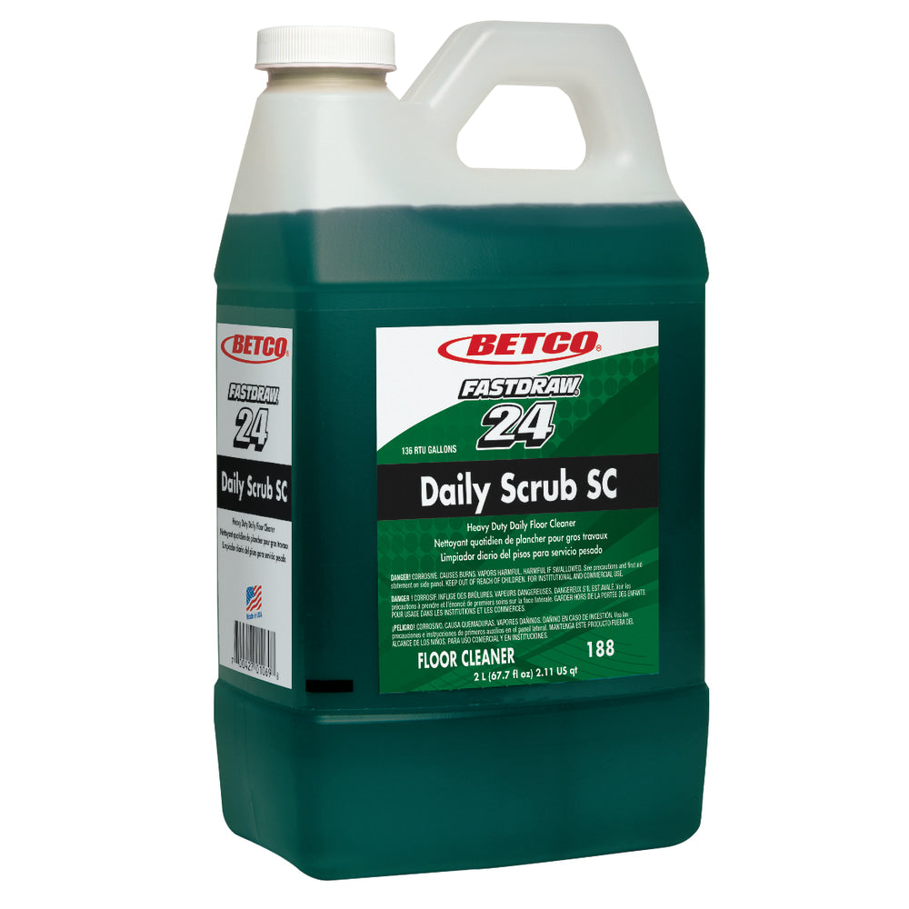 Betco Daily Floor Scrub SC, 320 Oz Bottle, Case Of 4