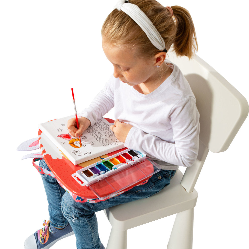 LapGear Lap Pets Kids Lap Desk, 11-5/16in x 14-1/2in, Llama