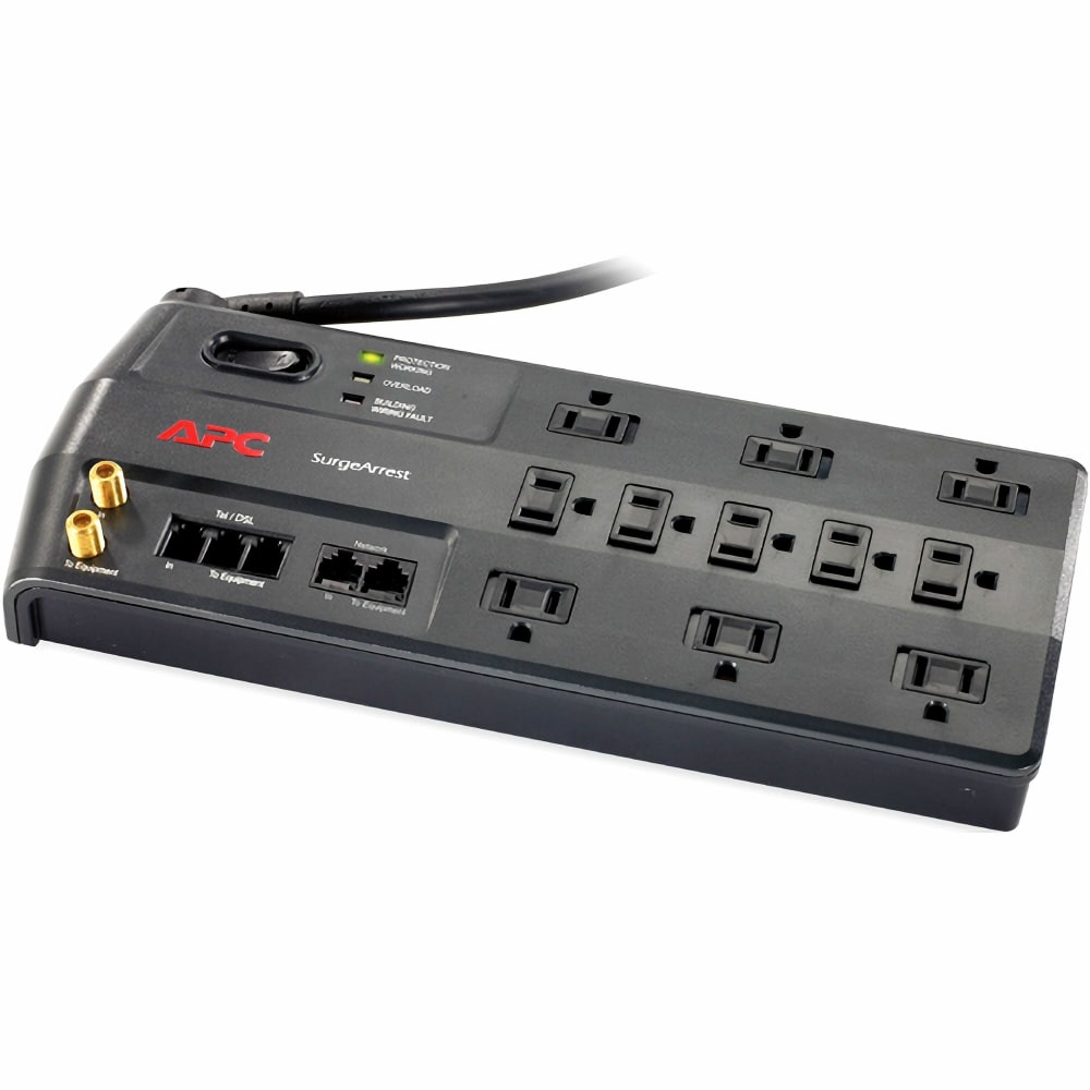 APC SurgeArrest Performance Surge Suppressor Surge Strip, 11 outlets