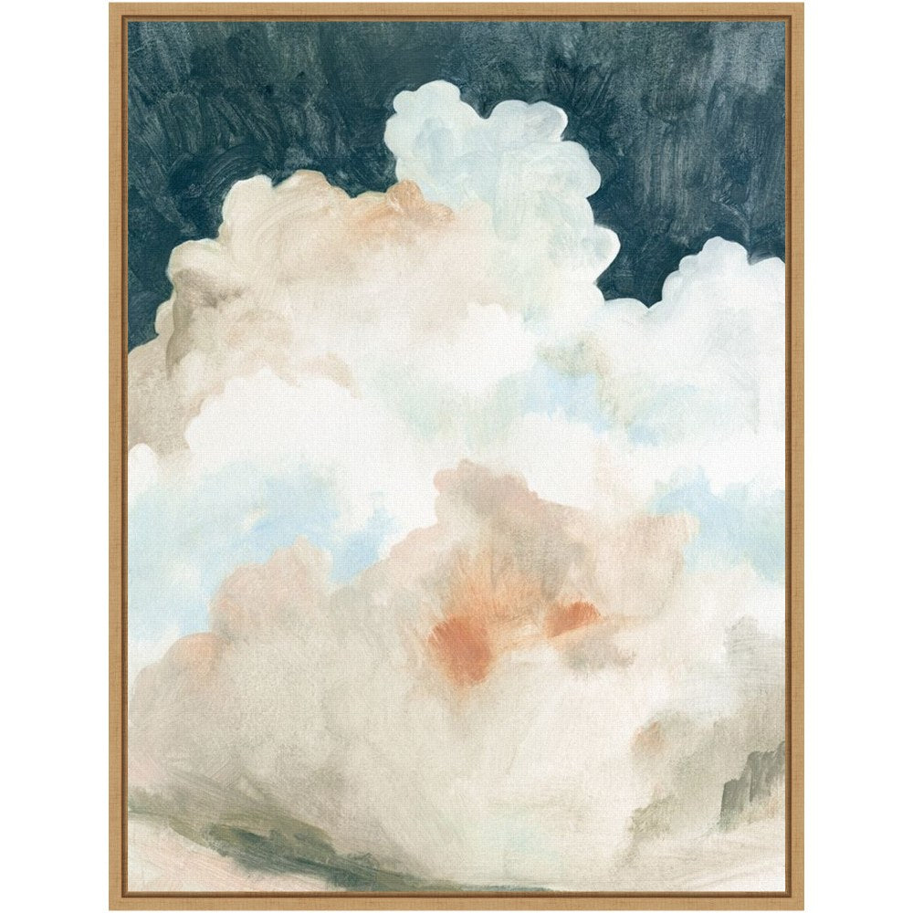 Amanti Art Dark Cumulus Clouds II by Emma Caroline Framed Canvas Wall Art Print, 24inH x 18inW, Maple