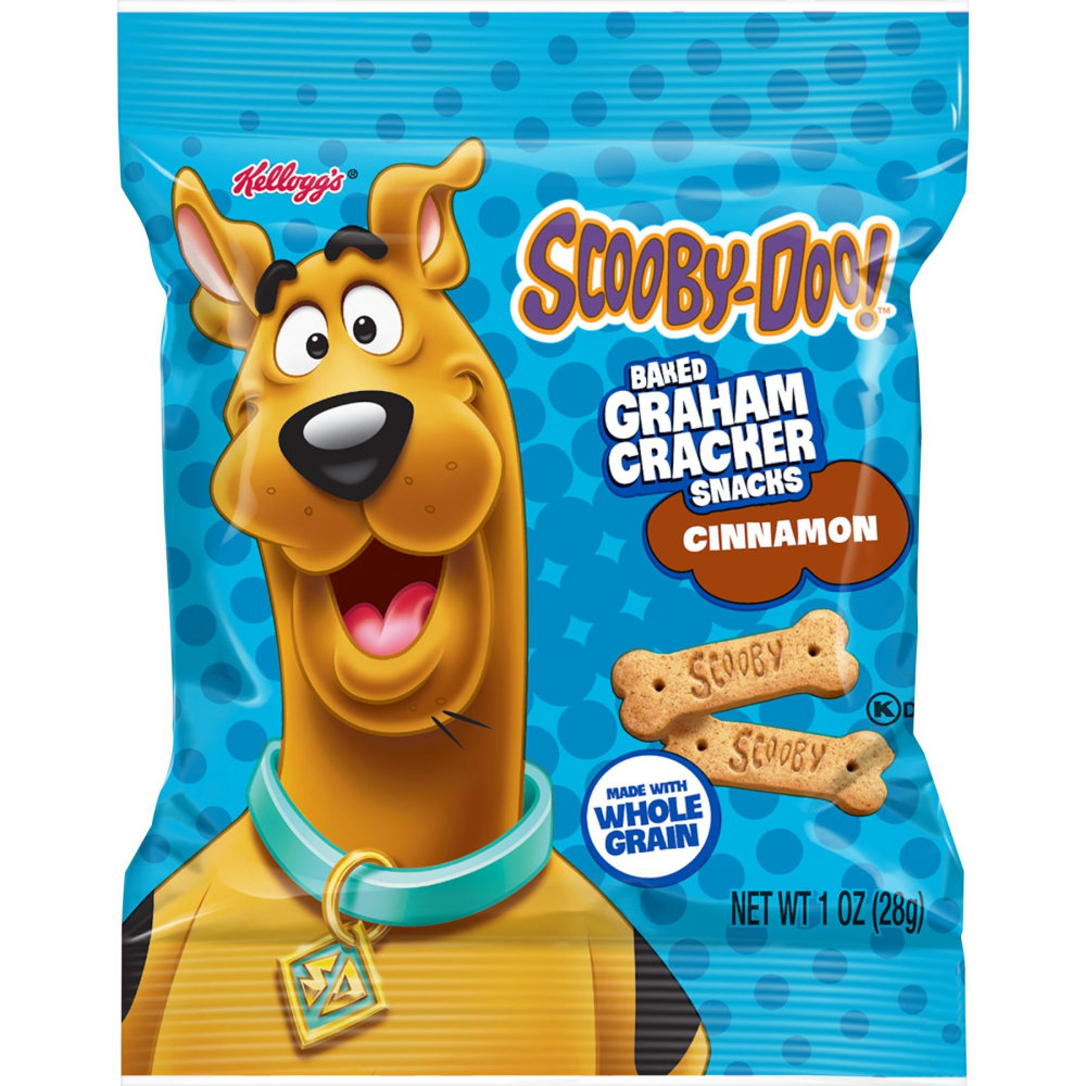 Kelloggs Scooby Graham Crackers, 1 Oz, Box Of 210 Pouches