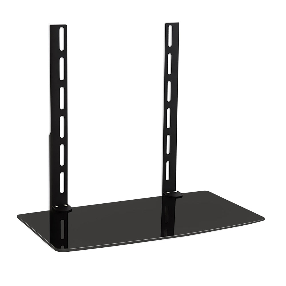 Mount-It! MI-8401 Wall Mount A/V Component Shelf, 16-5/8inH x 18inW x 9-13/16inD, Black