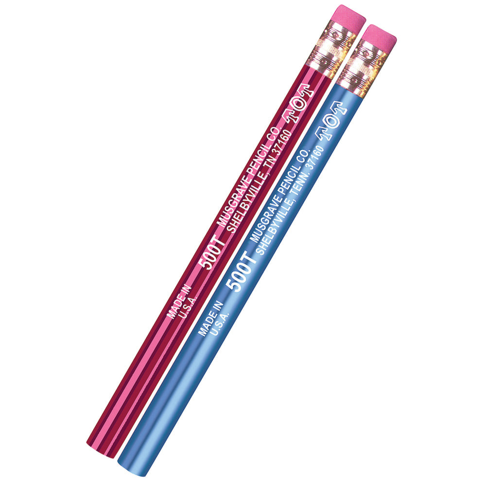 Musgrave Pencil Co. Inc. TOT Big Dipper Jumbo Pencils, Medium Point, No. 2, Assorted Colors, 12 Pencils Per Pack, Set Of 3 Packs