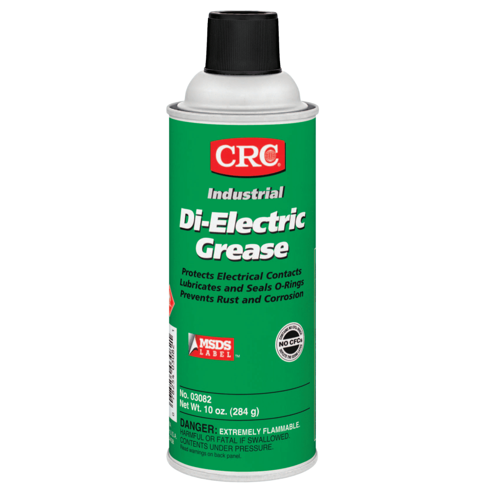 CRC NLGI Grade 2 Di-Electric Grease, 16 Oz Aerosol Cans, Pack Of 12 Cans