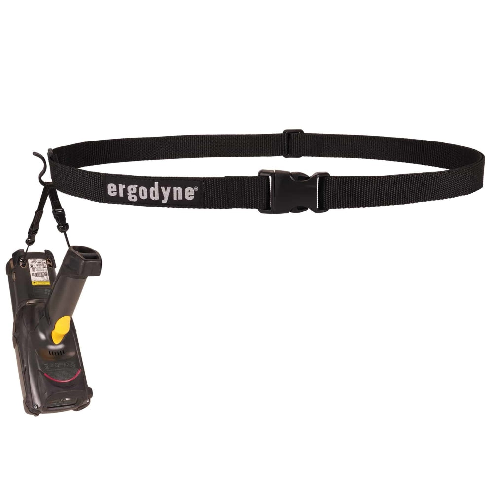 Ergodyne Squids 3135 Barcode Scanner Belt And Hook, Small, Black