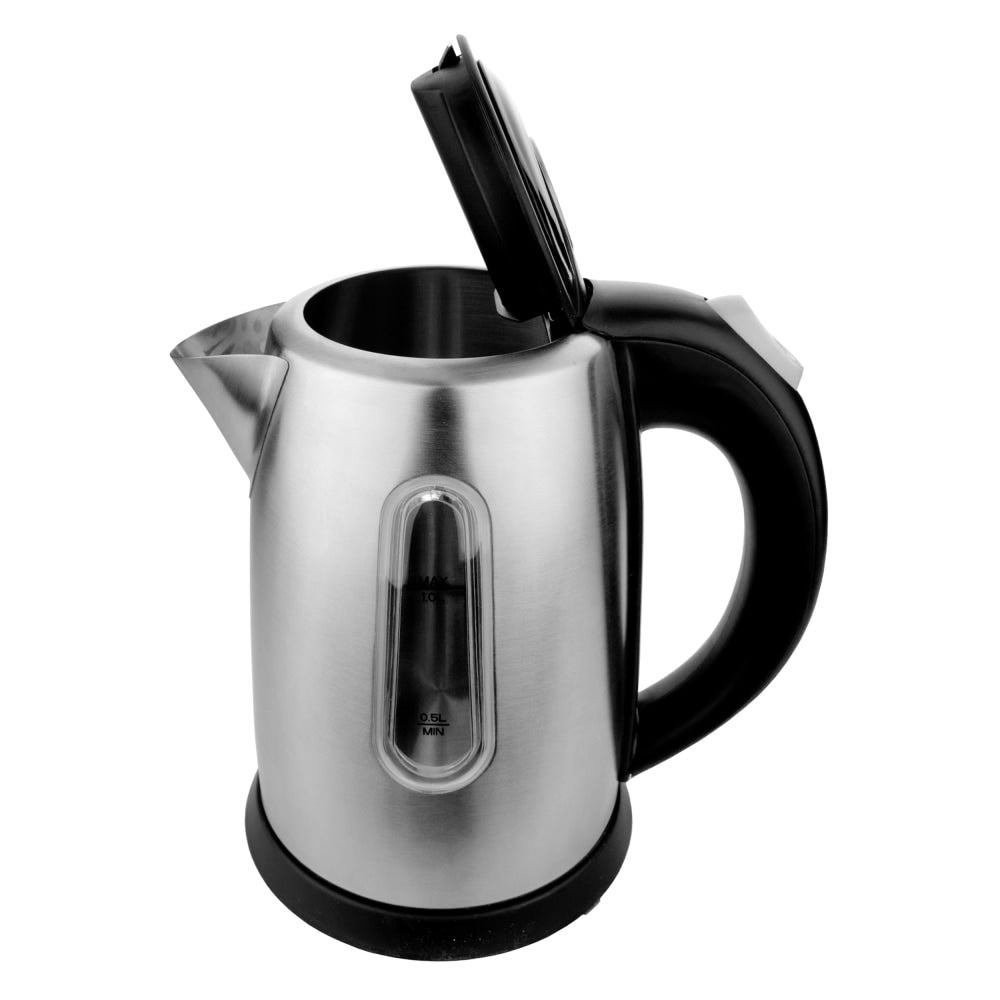 Brentwood 1-Liter Stainless Steel Electric Cordless Kettle, Silver