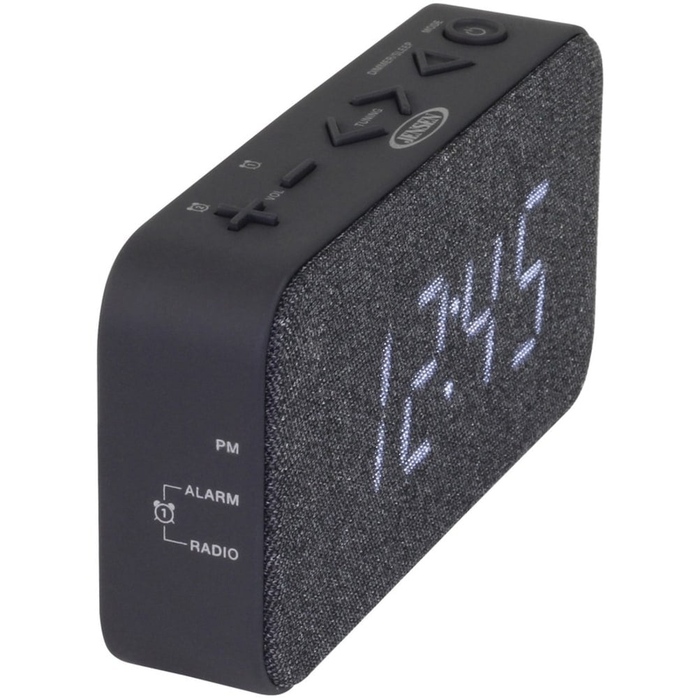 Jensen JCR-229 Clock Radio - 2 x Alarm - FM - USB - Speaker