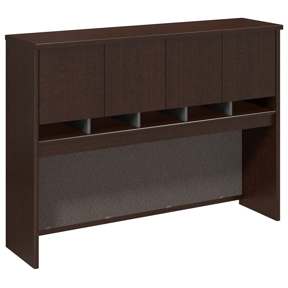 Bush Business Furniture Components Hutch 60inW, Mocha Cherry, Standard Delivery