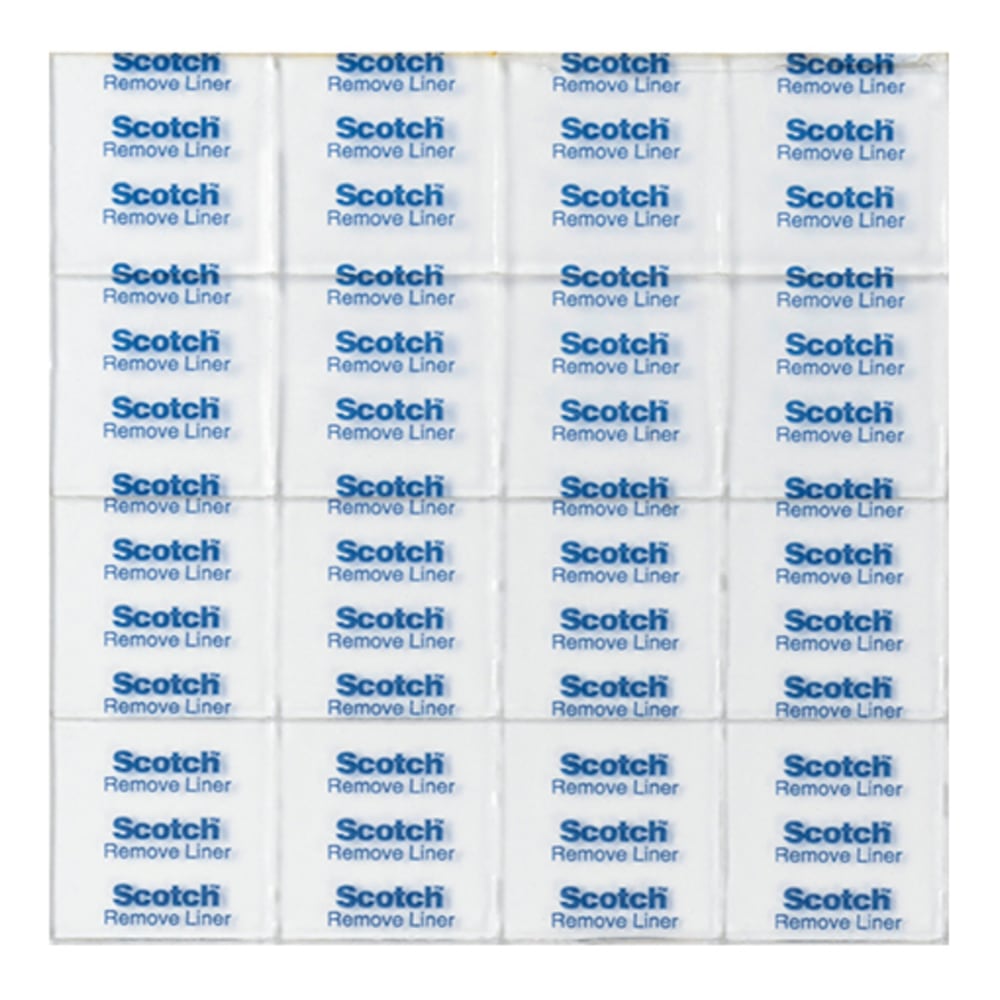 Scotch Removable Wall Mounting Tabs, 11/16in x 11/16in, Clear, Box Of 35