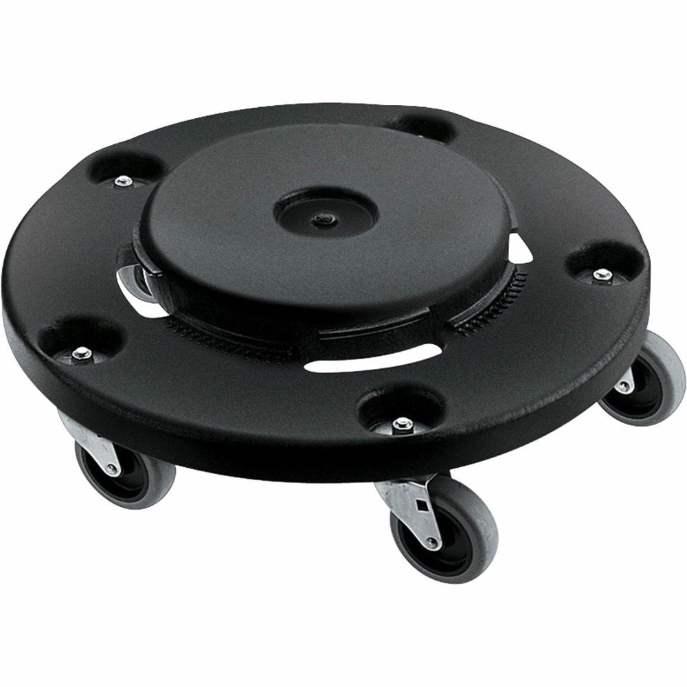 Rubbermaid Brute Twist-On/Off Round Dolly, Black