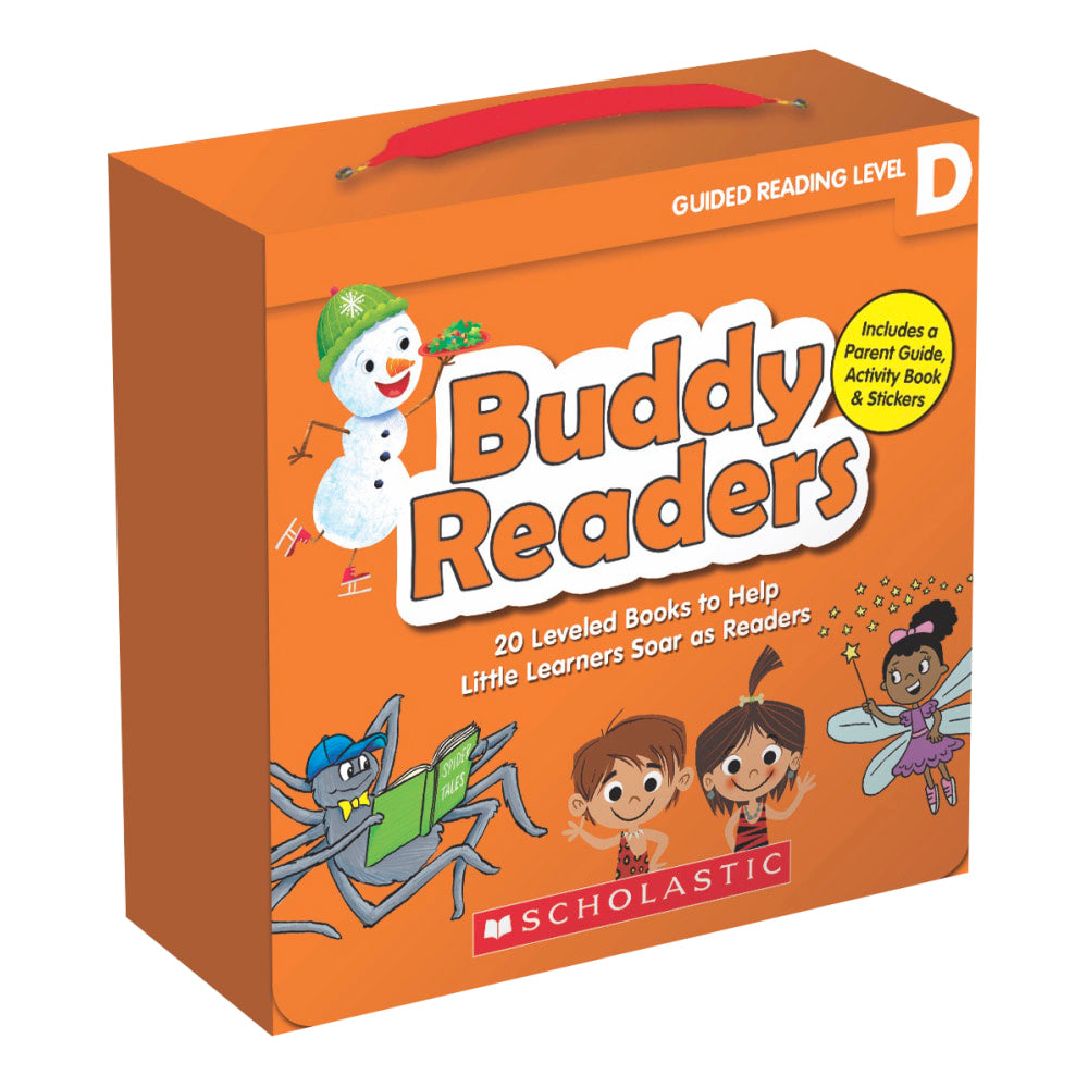 Scholastic Buddy Readers Books, Reading Level D, Pre-K To 2nd Grade, Set Of 100 Books